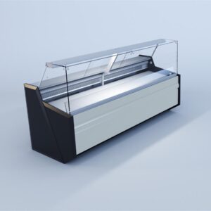 Kühltheke Pico 2.44 - Hellgrau - 254 x 86 x 122 cm