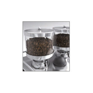 Schaerer Bohnenbehälter im Coffeeshop Design