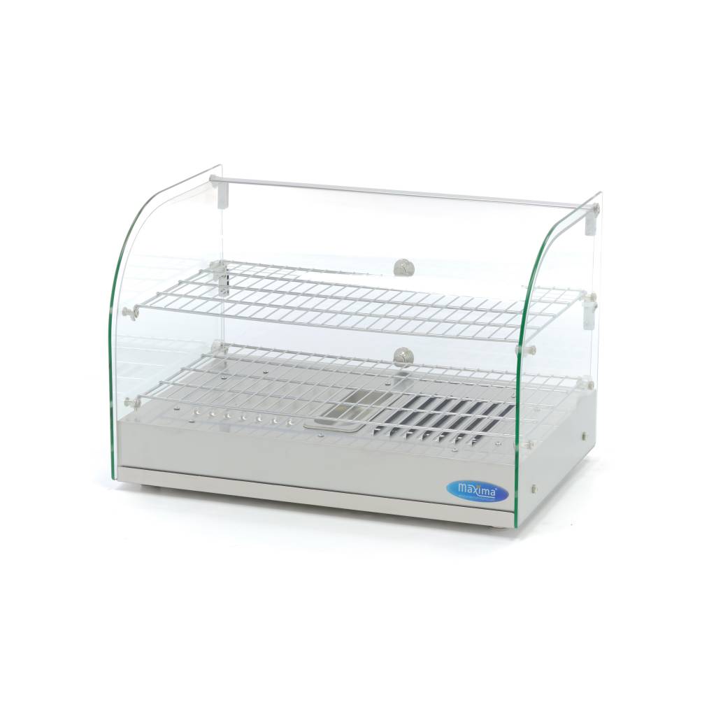 Gastro Wärmevitrine / Heiße Theke - 45 l - 55 cm - 2 Regale 1 Gastro Wärmevitrine / Heiße Theke - 45 l - 55 cm - 2 Regale