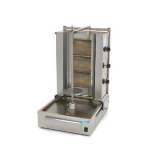 Gas Döner Kebab / Gyros / Shawarma Grill - 3 Brenner - 40 kg - Motor unten
