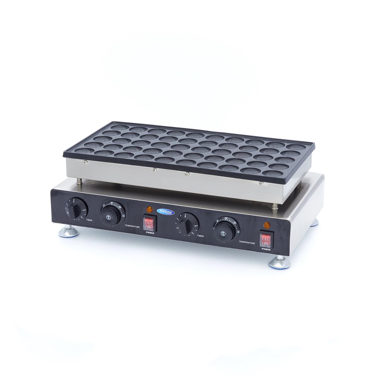 Poffertjes Backplatte - 50 Stück - Ø 45 x 7 mm (je Waffel) 1 Poffertjes Backplatte - 50 Stück - Ø 45 x 7 mm (je Waffel)