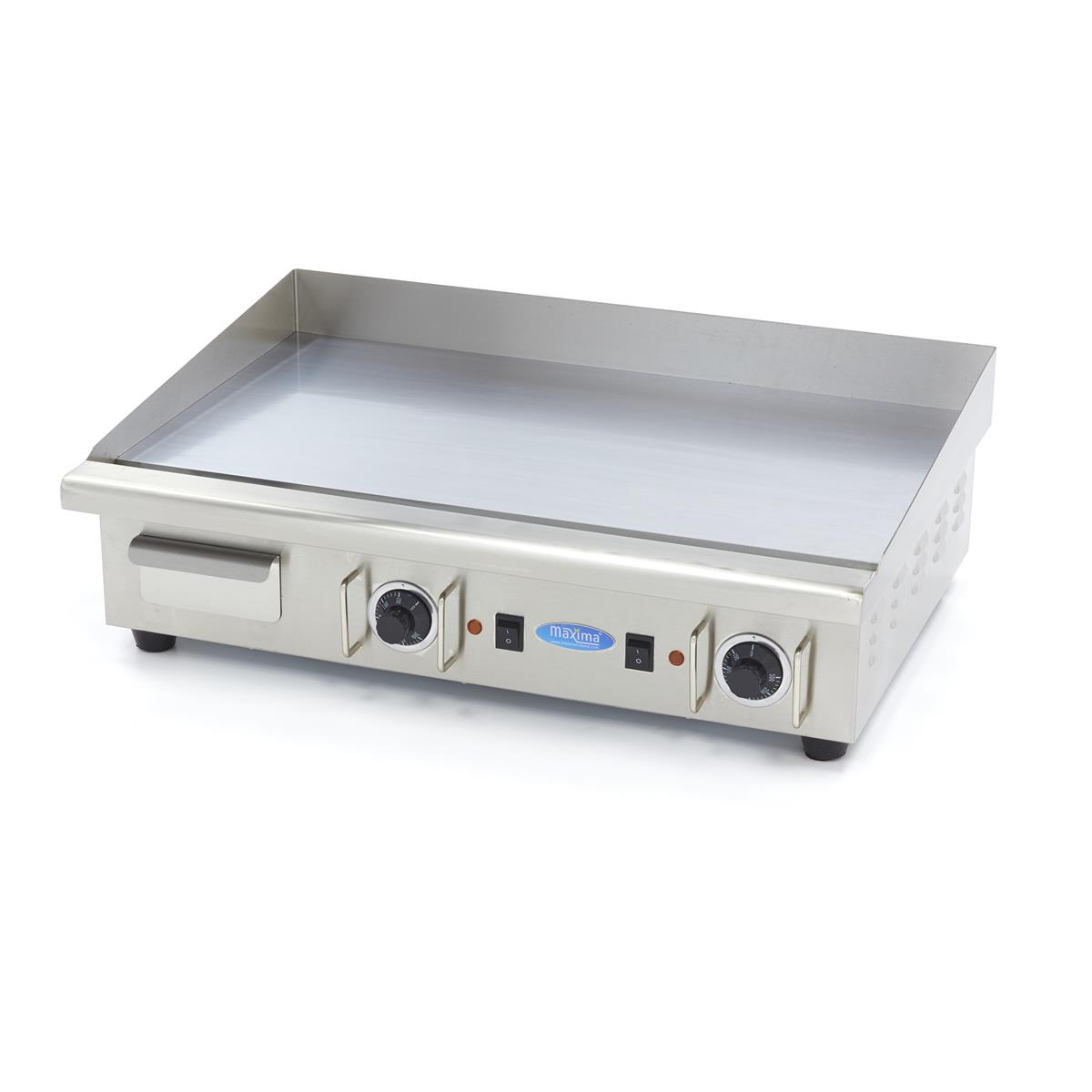 Elektro Grillplatte - glatt hartverchromt - 2 Heizzonen - 73 cm 1 Elektro Grillplatte - glatt hartverchromt - 2 Heizzonen - 73 cm