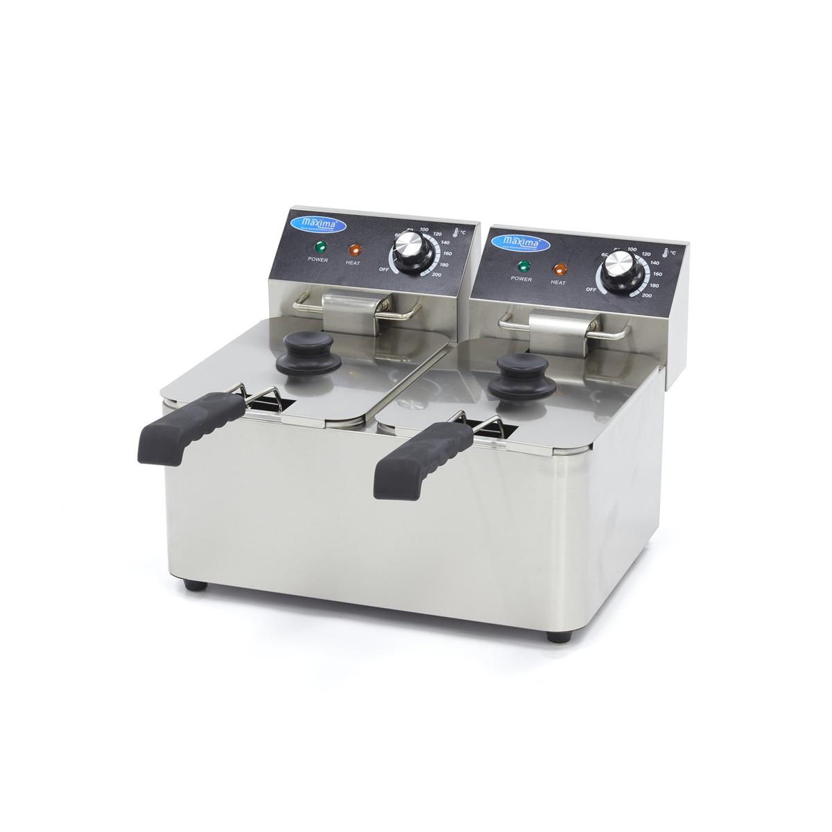 Elektro Fritteuse Maxima - 2 x 4 Liter 1 Elektro Fritteuse Maxima - 2 x 4 Liter