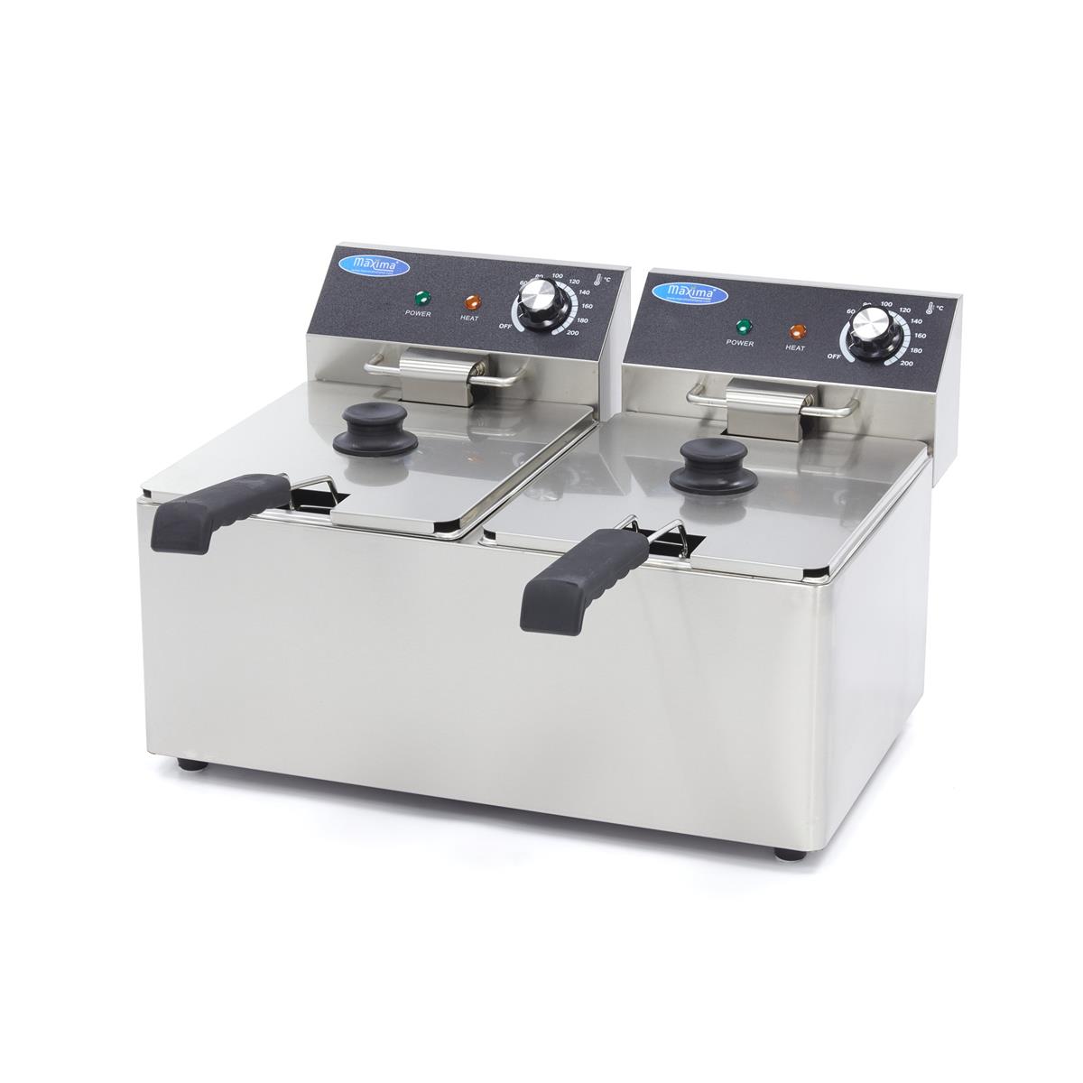 Elektro Fritteuse Maxima - 2 x 8 Liter 1 Elektro Fritteuse Maxima - 2 x 8 Liter