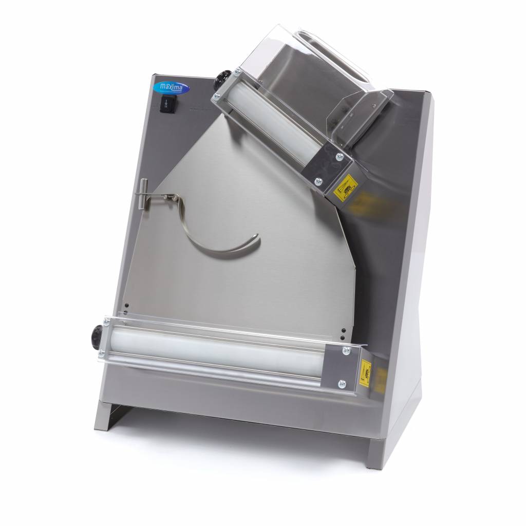 Pizza Teigausrollmaschine - Elektrisch - 40 cm - mit 2 Rollen 1 Pizza Teigausrollmaschine - Elektrisch - 40 cm - mit 2 Rollen