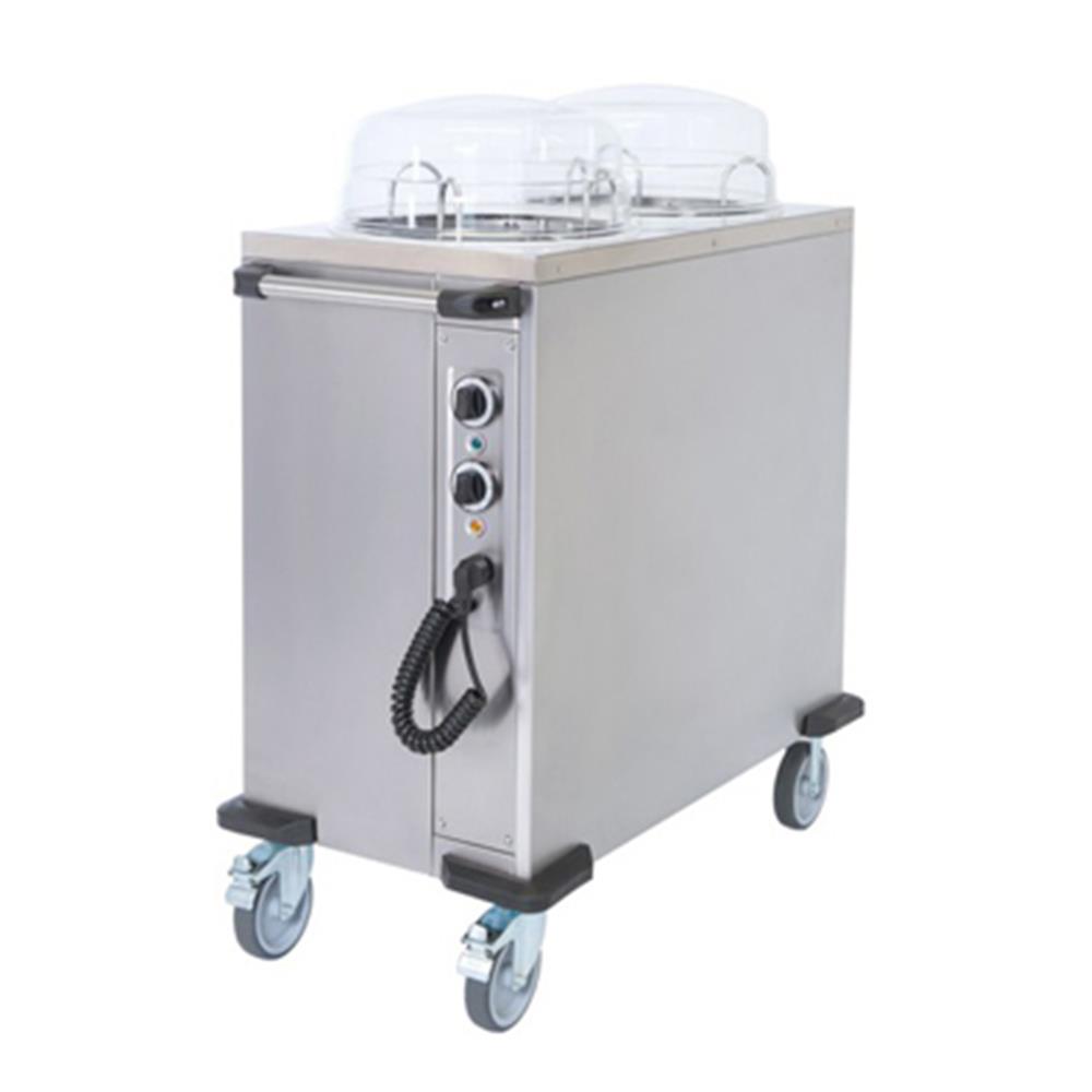 Fahrbarer Tellerspender beheizt für 120 Teller 1 Fahrbarer Tellerspender beheizt für 120 Teller